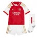 Billige Arsenal Gabriel Jesus #9 Børnetøj Hjemmebanetrøje til baby 2023-24 Kortærmet (+ korte bukser)